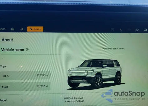 2024 Rivian R1S Adventure z USA, uszkodzony, nr VIN 7PDSGCBA6RN041687